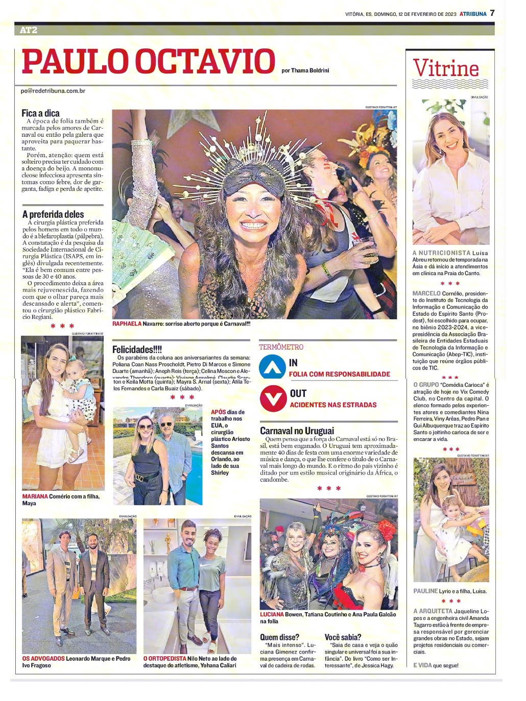 Coluna Social Andrea Pena - Folha Vitória