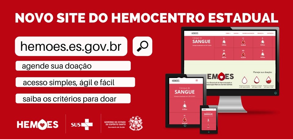CAPA DA MATÉIRA LANÇAMENTO SITE HEMOES